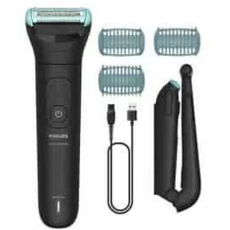 Philips Serie 5000 BG5475/15 – Rasoio Elettrico Corpo e Regolabarba, Tagliabasette, Nero (1/5)