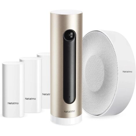 Netatmo Sistema di allarme video intelligente completo, prodotto ricondizionato