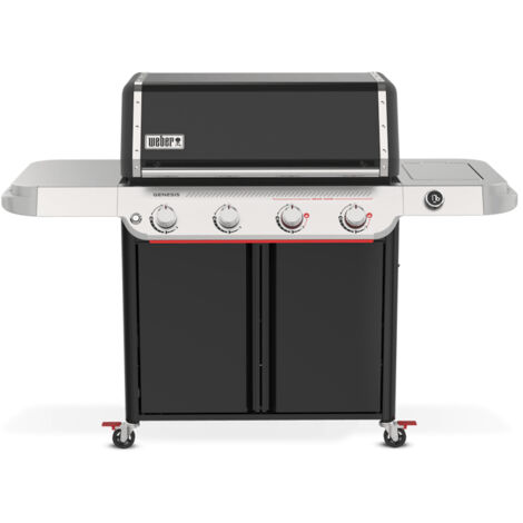 Weber E-425W Barbecue a Gas GPL Nero in Acciaio Inox