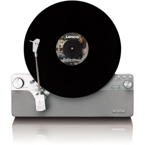 LENCO Giradischi Verticale Bluetooth Argento (1/4)