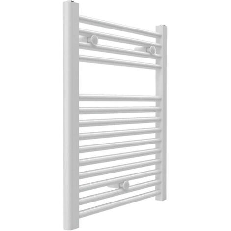LAZZARINI Scaldasalviette Termoarredo Bianco Dritto 690 X 450 Mm