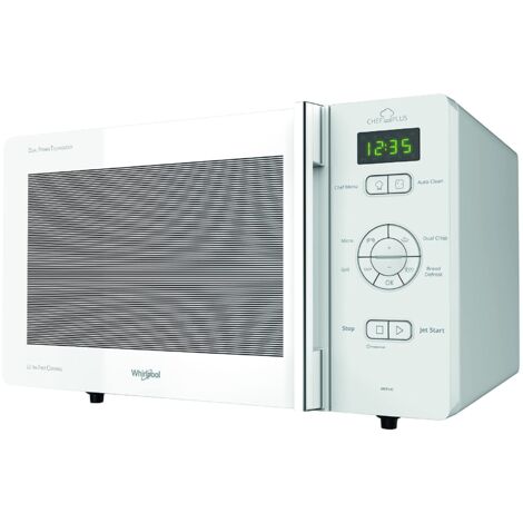WHIRLPOOL Microonde 25L  Con Grill E Crisp  Superficie Piana Bianco