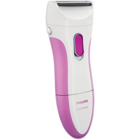 Philips HP6341-00 SatinShave Essential Rasoio Elettrico Wet and Dry Bianco-Rosa