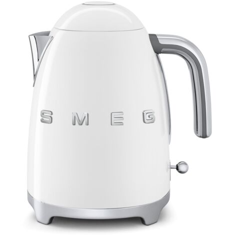 SMEG Bollitore elettrico, Bollitore KLF03WHEU, 2400 W, 1,7 litri, Acciaio inox, White