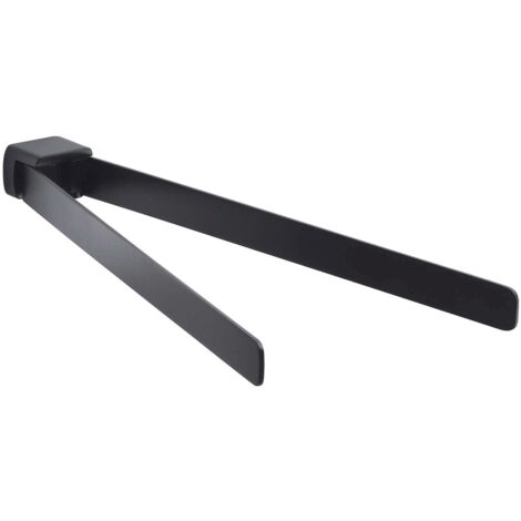 Gedy G-Kuala Lumpur, Asciugamani ad Anello, Colore Nero, Porta