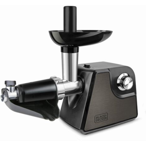 Tritacarne Black e Decker BXA1000E Passa Pomodoro Grafite Anti Impronta 1000 W Nero (1/5)