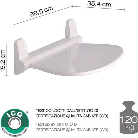 Comfort e sicurezza bagno - Gedy 02 6072 Sgabello per doccia in