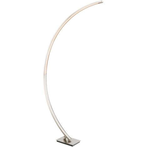 GLOBO Piantana Metallo Nichel Satinato, Led