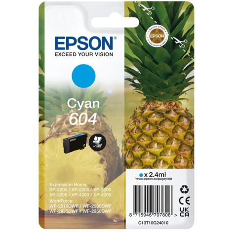 CARTUCCIA EPSON T604 ANANAS CIANO ORIGIN (1/5)
