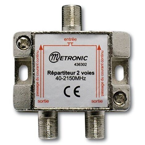 436302 - Misuratore Satellitare Con Segnale Acus Partitore Blindato Sat 2 Uscite