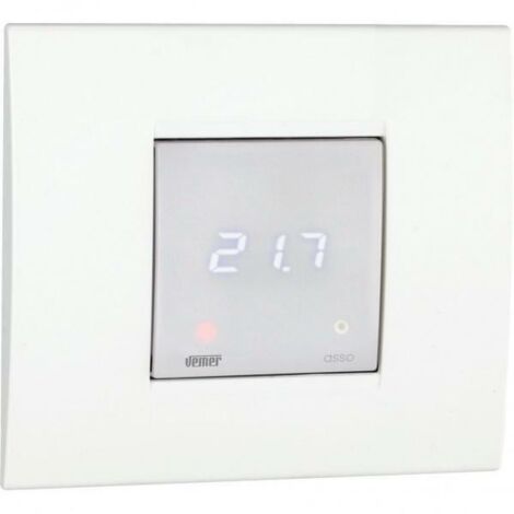 Cronotermostato Vemer ASSO WIFI da incasso 2 moduli VE780200 (1/4)