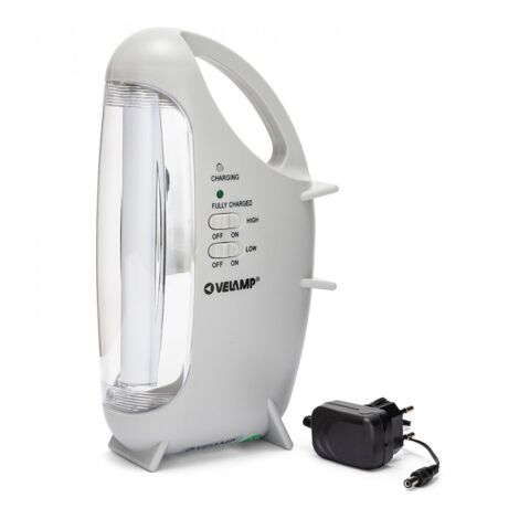 Velamp lanterna portatile ovidea led evo ricaricabile antiblack-out 4,5w luce fredda 6000k ir160evo
