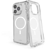 SBS Cover trasparente rigida compatibile con ricarica MagSafe per iPhone 16 Pro