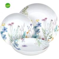 TOGNANA Servizio Di Piatti Florenne Multicolor 18 Pezzi