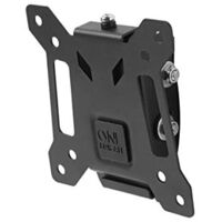 One For All WM2121, Supporto da parete per TV 13-27" inclinabile 15° Peso massimo 50kg, Per tutte le TV LED, LCD, Plasma, nero