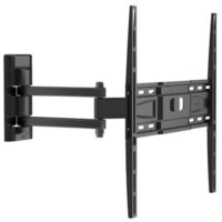Meliconi CME EDR400 Supporto da Parete Staffa per Tv Monitor 46 a 55 Pollici Nero