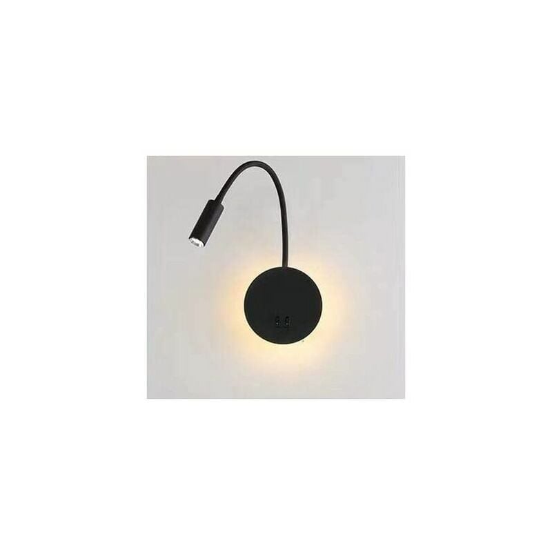 ZMH LED Leselampe Wandlampe LED Nachttischlampe Wand mit Schalter