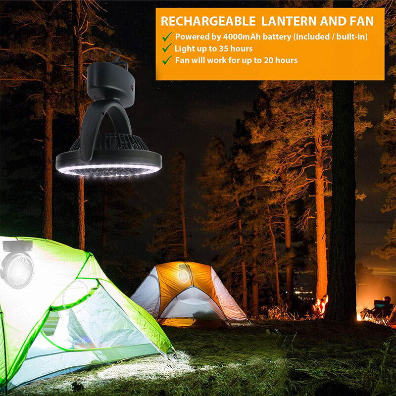 Outdoor-Camping-Ventilator, USB-Aufladung