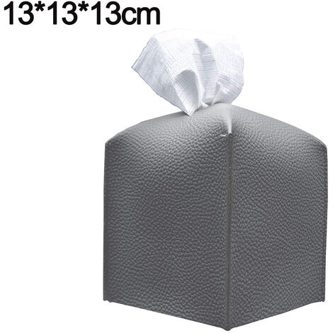 Einfache und modische Taschentuchbox für den Haushalt,  Taschentuch-Aufbewahrungstasche aus Leder, kreative und modische  Taschentuchbox in