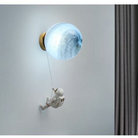 Planet-Wandlampe – moderne, minimalistische, kreative Astronauten-Wandlampe