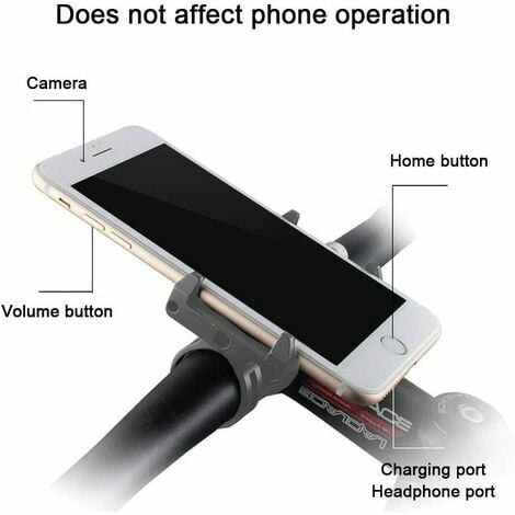 Grau) Motorrad-Handyhalterung,  Anti-Vibrations-Fahrrad-Smartphone-Halterung, Auto-iPhone-Halterung,  universell für iPhone 12, 11