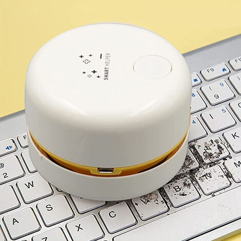 Desktop-Staubsauger Mini, USB-Lade-Tastatur