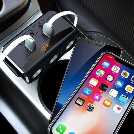 L.Ru UG Handyhalterung Auto für Kfz Lüftung &Saugnapf Handyhalter  Handy-Halterung, (Halterung Universal für iPhone Android Smartphones)