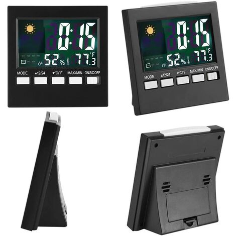 Thermometer Hygrometer Hygro Indicator Mini Digital Hygrometer Thermometer  Indoor/External Gauge Hygrometer Luftfeuchtigkeit für Home Office