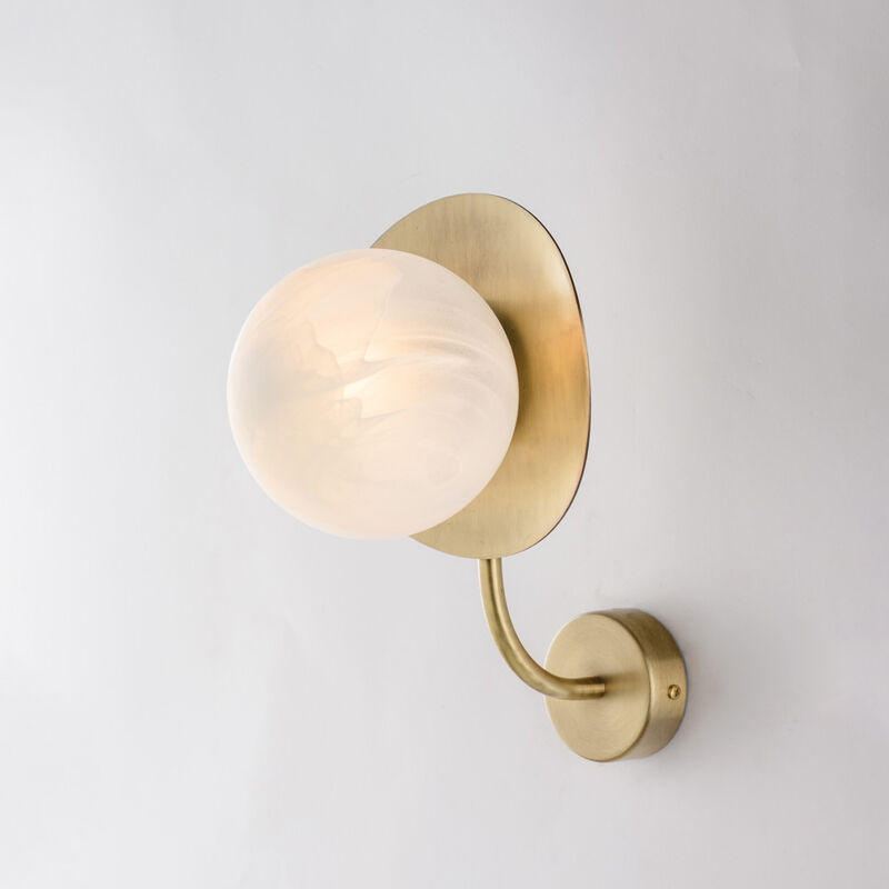 Applique Contemporanea Selene Bronzo 1 Luce E14