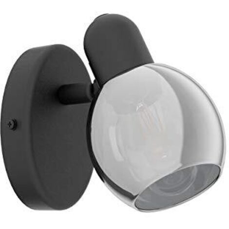 Lampada a Faretto Parete Applique Vetro E14 Illuminazione Interno Pollica EGLO (1/3)