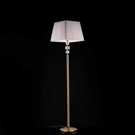Piantana Contemporanea Franz Cristallo Oro 1 Luce E27 (1/2)