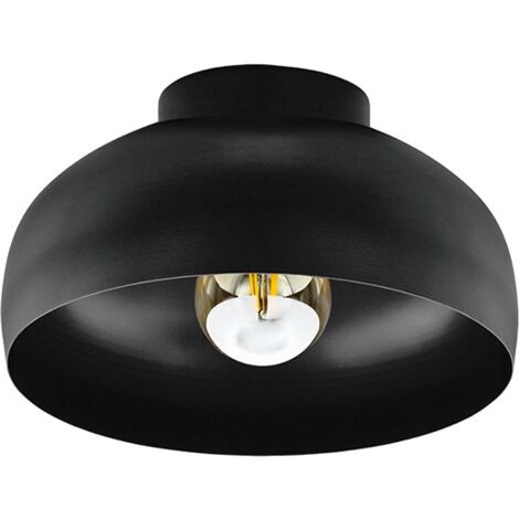 Lampada del soffitto Mogano 2 E27 1x40W H: 17,5 cm Ø28 cm Dimmabile (1/5)