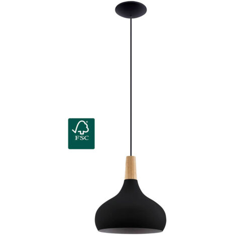 Lampada sospesa Sabinar E27 1x40W H: 110 cm Ø28 cm Dimmabile