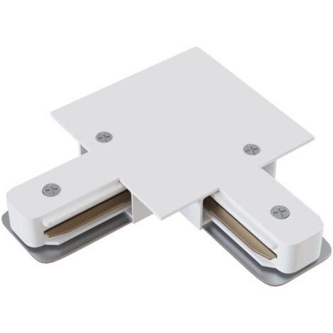 Connettore Angolare Per Binario In Alluminio Bianco