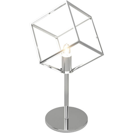Lampada Scrivania-Ufficio Moderna Frame Metallo Cromo 1 Luce G9 (1/3)