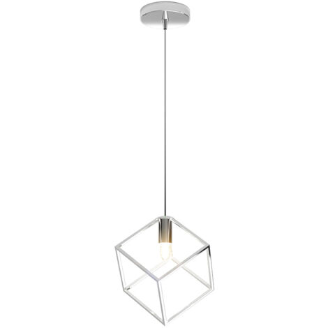 Sospensione Moderna Frame Metallo Cromo 1 Luce G9 (1/3)
