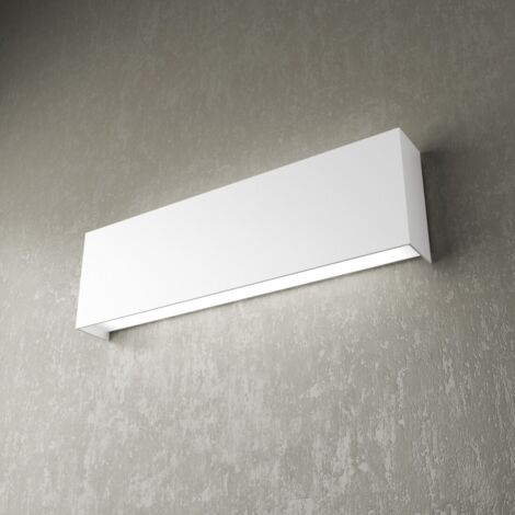 Applique Moderna Rettangolare Wally Metallo Bianco 1 Luce 2G11 40Cm (1/5)