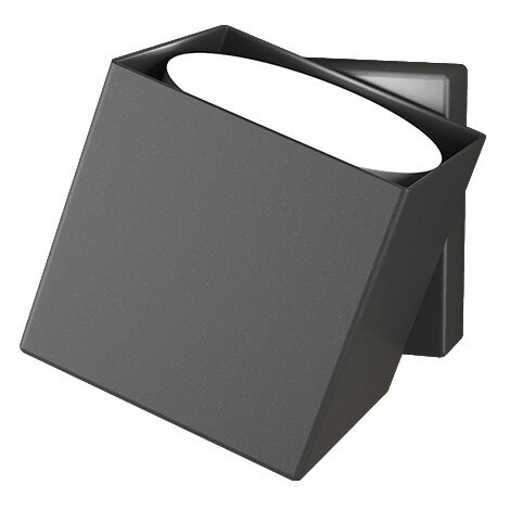 Applique Moderna Rotation Metallo Grigio Antracite 1 Luce Gx53 (1/4)