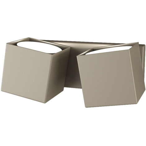 Applique Moderna Rotation Metallo Sabbia 2 Luci Gx53 (1/4)
