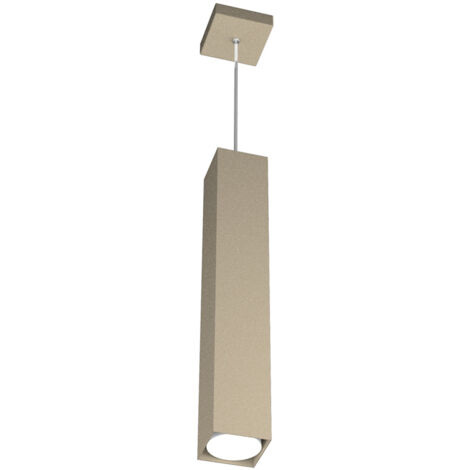 Sospensione Moderna Plate Metallo Sabbia 1 Luce Gx53 50Cm (1/4)