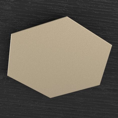 Componente Decorativo Industrial-Minimal Decorativa Hexagon Metallo Sabbia