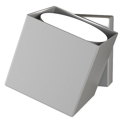 Applique Moderna Rotation Metallo Grigio 1 Luce Gx53 (1/4)