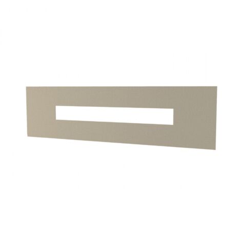 Applique Moderna Rettangolare Wally Metallo Sabbia 1 Luce 2G11 56Cm (1/5)