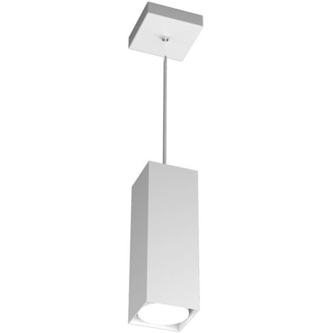 Sospensione Moderna Plate Metallo Bianco 1 Luce Gx53 25Cm (1/4)