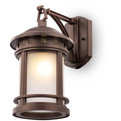 Lampade Da Parete Per Esterni Di Colore Marrone Su - Foto 2