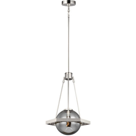 Anya Applique 1 Luce Nichel Lucido, Vetro