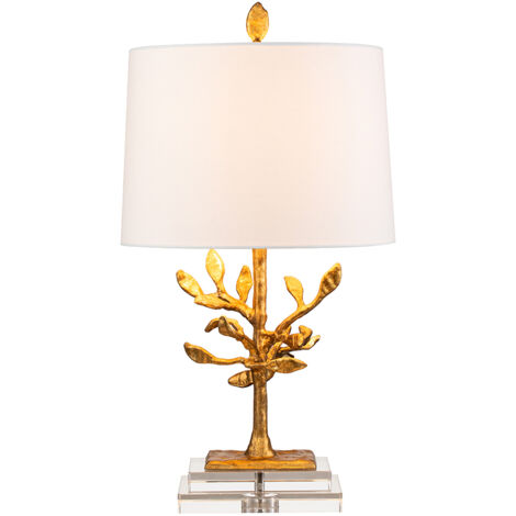 Lampada Da Scrivania Contemporanea Audubon Park Acciaio Oro Anticato 1 Luce E27 (1/5)