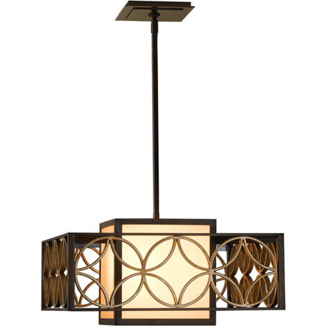 Elstead Remy - 1 Luce Soffitto Pendente Bar Oro, Bronzo, E27 (1/5)