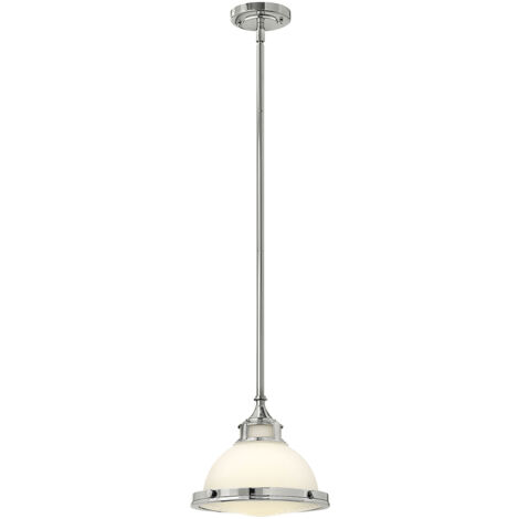 Elstead Amelia - Mini sospensione a soffitto a 1 luce Cromo, E27 (1/3)