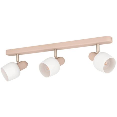 Spot Contemporaneo Corato In Acciaio Color Sabbia 3 Luci E14 18W Ip20 (1/2)